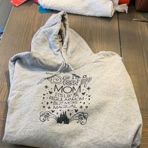 Disney Gray Magical Mom Hoodie